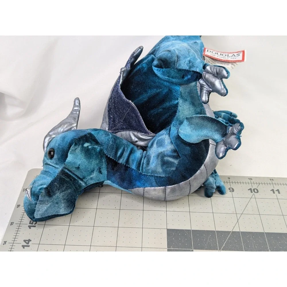 Douglas Green Dragon Plush 9 Inch 2015 729‎ Stuffed Animal Toy